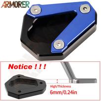 S1000R Kickstand Side Stand Enlarge Pad Motorcycle Accessories For BMW S1000RR M1000RR S 1000RR M 1000RR S 1000R S1000 R RR NO LOGO Blue