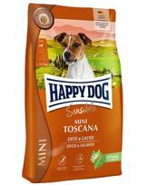 Happy DOg Sensible Mini Toscana mažų veislių šunims su antiena ir lašiša, 10kg