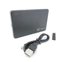 Išorinis HD dėklas 2.5 HDD dėklas SSD išorinio standžiojo disko dėžutės korpusas 6Gbps 10TB SATA į USB2.0/3.0 kietojo disko dėklo adapteris USB 2.0 gray