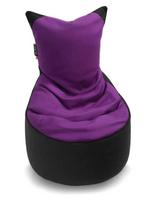 Vaikiškas sėdmaišis Qubo™ Munchkin Plum Pop Fit, violetinis/juodas