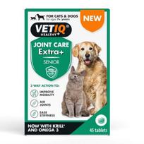 Vetiq Joint Care papildas vyresnio amžiaus augintiniams tabletėmis, 45 vnt.