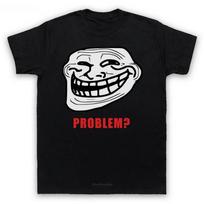 Comics Funny Troll Jokes Internet Man 5XL white