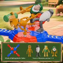 Italian Brainrot Tung Tung Tung Sahur Multiplayer Battle Toy Parent Child Interaction Arena Competition Christmas Gift blue