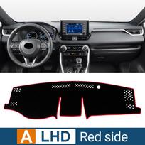 For Toyota RAV4 XA50      2024 RAV 4 Hybrid Car Dashboard Cover Dash Mat Sun Shade Pad Mats Accessories B Brown LHD black