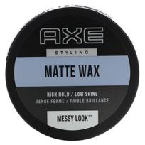 AX, matiniai plaukų vaškai, stipri fiksacija, mažas blizgesys, 75 ml (75 g) gray