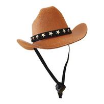 British Pet Dog Hat Star Cowboy Hat Pet Supplies Adjustable Costume Top Hat Headwear Cat Hat Caps Sun Hats for Small Medium Dog ruda