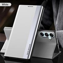 Dengtas magnetinis dėklas, skirtas Samsung A55 5G A56 A36 A26 A16 A15 A35 A25 A54 A14 A34 A53 A33 A13 A52S, odinis stovas, atverčiamas telefono dėklas A51 4G black