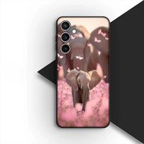 Drambliuko Dumbo silikoninis dėklas Samsung Galaxy S22 S21 S20 FE Ultra Plus A07 A15 A16 A17 A25 A37 A57 + Coque telefono dėklas Galaxy S21 FE 5G gray