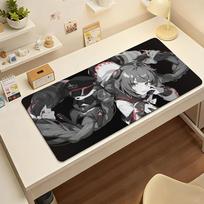 ZZZ Gaming Ukinami Yuzuha Mouse Pad Computer Laptop Rubber Nonslip Mouse Mat Mousepad Gamers Decoracion Desk Mat SBD400x800x2mm gray