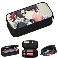 Game Zenless Zone Zero Ellen Joe Pencil Cases for Student Gifts Pen Box Pencil Bag Large Storage Pencil Pouch 21x10.5x5cm gray