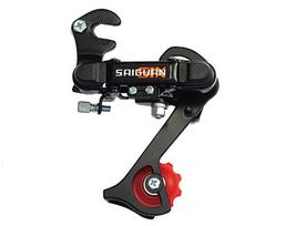 Galinis pavarų perjungėjas Saiguan Black Index 6/7-speed 36T Adapter