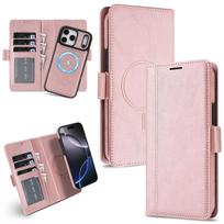 Magnetinis 2 viename Nuimamas Atverčiamas Kortelių Lizdas Piniginė Odinis Dėklas iPhone 17 Pro max 16 15 14 13 Atsparus Smūgiams Magsafe Dangteliui iPhone 14