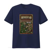 Heroes Map Of Might And Magic Iii T Shirt Classic Video Game Retro Gamer Gaming Vintage Washed Casual Comfortable Vintage L black