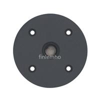 1PC DJ Speaker Mounting Flange 118mm M20 Thread Top Hat Steel For Subwoofer Home Theater Professional Audio Mixer black