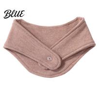 Breathable Thermal Neck Wrap Warmer for Winter Cold Weather Silk Velvet Wrap Fleece Lined Accessories Elderly Gaiter with Hidden Snap Fastening gray