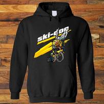 Hoodie-Laisvas megztinis-bliuzonas Ski-Doo Sniego motociklai Sniego motociklai Transporto priemonė Juoda S iki 3XL M black