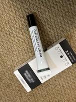 Inkey Caffeine Eye Cream: Moisturizes, reduces fine lines, brightens dullness, and lifts the eye area. Regular Size black
