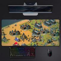 Game CCommand Conquer Red Alert Mouse Pad Mousepad Large Gaming Lockedge Thickened Pc Table Desk Mat 800x300x3mm