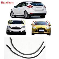 2 vnt. Išorinė priekinio stiklo šoninė kieta guma Ford-Focus 2012-2015 m. Priekinio stiklo apsauginė juostelė Sandariklis BM51A03195AD for Focus 2 pieces black