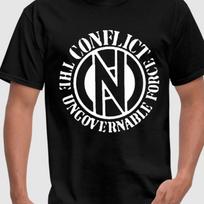 Conflict The Ungovermable force T shirt Punk Band Rock music 3XL