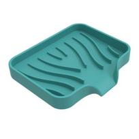 Soap Dish Super Suction Cup Easy To Clean Deformation-proof Punch-free Quick Dry Self-draining Soap Tray žalia