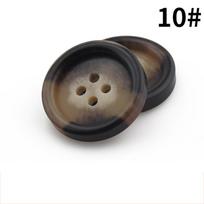 New 20Pcs Resin 4 Holes Buttons Sewing Accessories Size Complete  For Clothing Decorative Plastic Buttons Handmade Diy 21mm