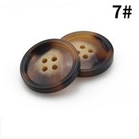 New 20Pcs Resin 4 Holes Buttons Sewing Accessories Size Complete  For Clothing Decorative Plastic Buttons Handmade Diy 23mm