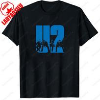 Vintažiniai U2 Roko Grupės Gyvo Koncerto The Joshua Tree Pasaulinės Ekskursijos 1987 m. Marškinėliai Gerbėjų Dovana Laisvalaikio Stilius Vyriški Drabužiai Klasikiniai Grafiniai Marškinėliai M black