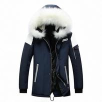 Thicken Jacket Parkas Men Man Parkas Hooded Winter Windproof Male Thick Warm Coat Plus Size Men Hooded Fashion Mens Parkas S black
