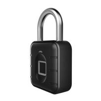 Fingerprint Lock Biometric Smart Keyless Locker Small Rainproof for Cabinet Door black