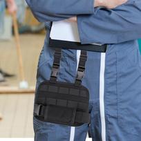 Leg Strap Bag Waist Tool Pouch Belt Portable Adjustable Heavy-Duty Organizer For Warehouse Repair Work Gardening Construction United States black