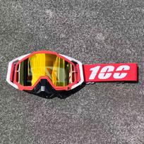 100 Motocross Goggle Motorcycle Sunglasses Man MTB ATV Mask Windproof Protection Skiing Cycling Racing Off-Road Glasses red