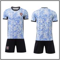 Portugal Away Training Jersey Football Jersey Children'S Jersey Children'S Clothing Adult Size 16-3Xl 28 yards/160 gray