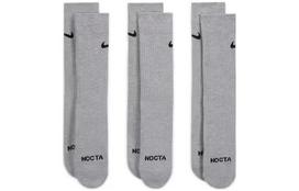Nike X Nocta Crew Socks Set Of 3 Grey DD9240-902 XL gray