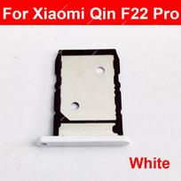 Sim Card Tray Holder For Xiaomi Qin 1S 1S Plus+ Qin 2 F21 F21S F22 Pro SIM Card Slot Reader Socket Adapter Parts F22 Pro-White white