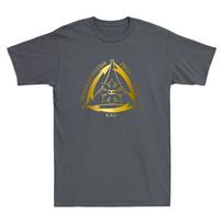 Silat Eskrima Pekiti Tirsia Kali Filipino Golden Print Novelty Unisexs Tshirt Tee 4XL gray