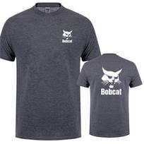 Bobcat T Shirt Summer Unisex Short Sleeve Cotton Bobcat Heavy Equipunisext Logo Tshirts Unisex Tops Tee Lh483 4XL black