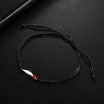 COOLTIME Palestine Map Charm Women Bracelets Stainless Steel Adjustable Double Layer Men Geography Bracelet jewelry black