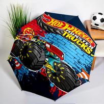 Mon-ster Truck Adventure Umbrella 8-Frame for Travel, Camping, Casual Lightweight Portable Umbrella, Essential for Every Family Holidays Gift blue