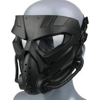 Original Creation Tactical Anti-Fog Airsoft Mask with Clear Lens Protective Full Face mask Dual Mode Wearing Design Adjustable Strap