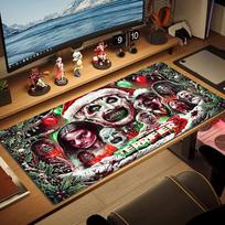 Terrifier Horror Color Mouse Pad Large Gaming Table Cushion Non-slip Laptop Tablet Big Mousepad XXL Mat Mini PC Playmat With Lock edge 30cmx80cm(11.8x31.5inch)