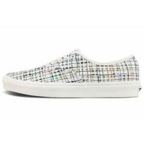 Vans Authentic Woven Plaid Unisex Sneakers Multi-Color Marshmallow VN0A5KS96SV 35 white