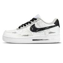 Nike Air Force 1 Leather Abrasion Resistant Low top Skateboard Shoes Unisex White CW2288-111(team1954-) 40