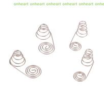 [C]5PCS AA Battery Negative And Positive Coils Spring Contact Plate AA Battery NIckel Wire Spring 04 white