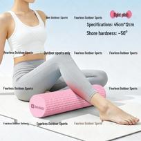 50° Hardness EVA Foam Roller for Muscle Relaxation and Pilates Fitness Massage gray