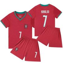 2027 m. Portugalijos namų raudoni marškinėliai Nr. 7 vaikams 26 red