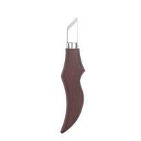 5Pcs Wood Carving Knife Set With Ergonomic Wooden Handle Stainless Steel Blades For Whittling And DIY Crafts
