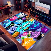 Custom personalization Game Blox Fruits Print Area Rug - Soft, Washable Non-Slip Indoor Mat,Living Room,Home&Office Decorative Rug 80cmx120cm