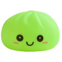 Glitter Dumpling Squishy Luminous Colored Steamed Dumpling Squeezing Toy  Glowing Bubble Spitting Squeeze Toy green
