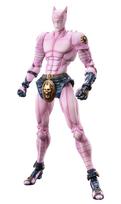 Medicos Entertainment Super Action Statue BIG Bizarre Adventure Part 220mm PVC ABS POM Metal Painted Action Figure  JoJo's 4   Killer Queen  Approx. & white